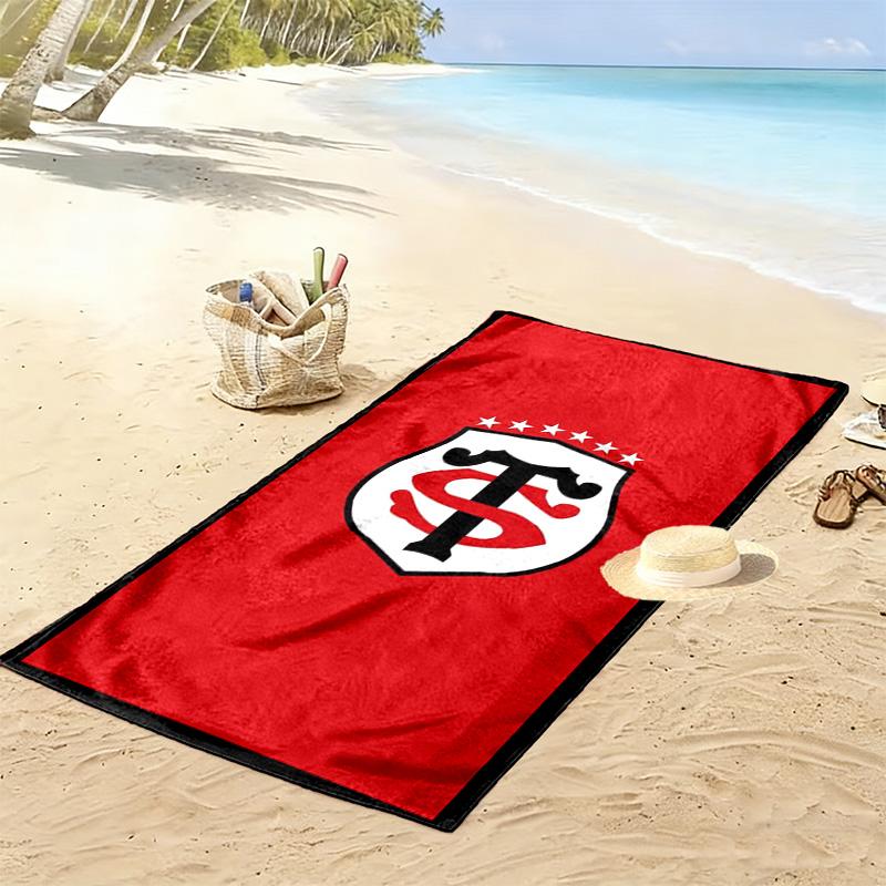 Asciugamano da Spiaggia Stampa Stade Toulousain, Asciugamano Grande Morbido Asciugatura Rapida per Spiaggia Campeggio Nuoto