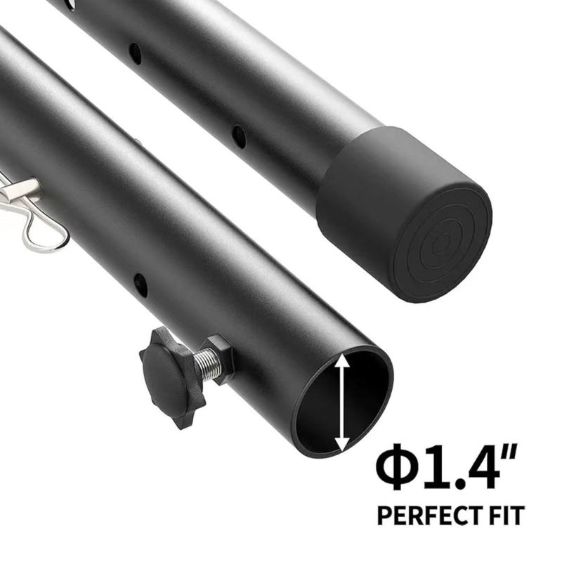 4Pcs Folding Table Leg Extenders Stainless Steel Folding Table Leg Extensions Table Risers for Folding Table Enduring