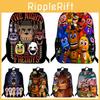 Vibrant Five Nights At Freddy's Backpack With Anime Pattern For Kids And Students