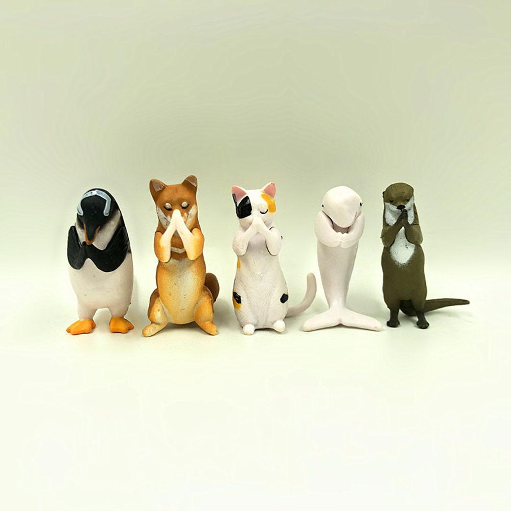 Dolphin Decoration Penguin Collection Figurine Model Action Figures Micro Landscape Miniatures