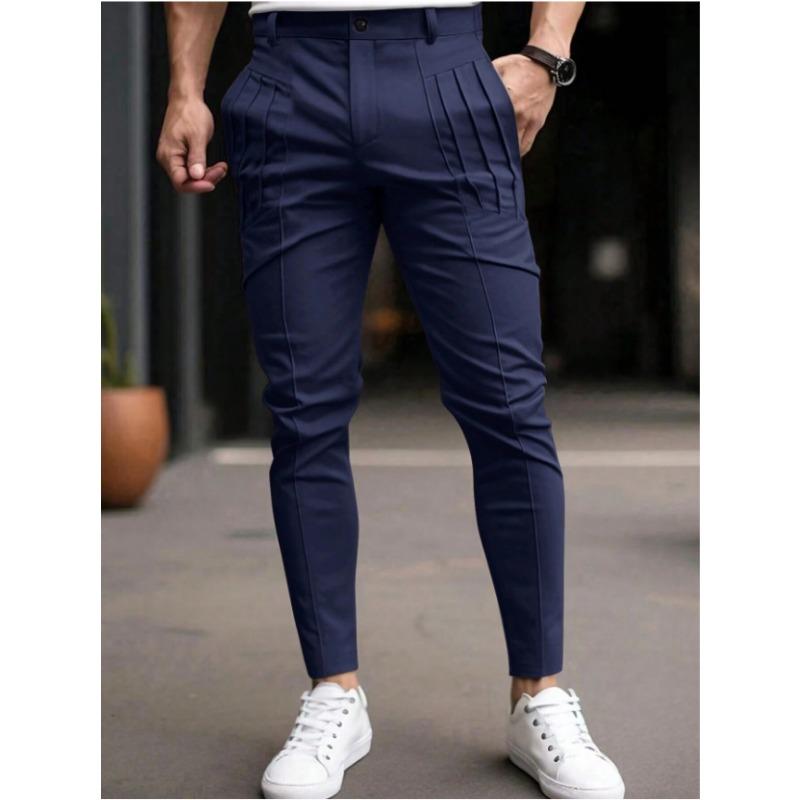 

Легкие мужские брюки из хлопковой смеси 3XL королевский синий