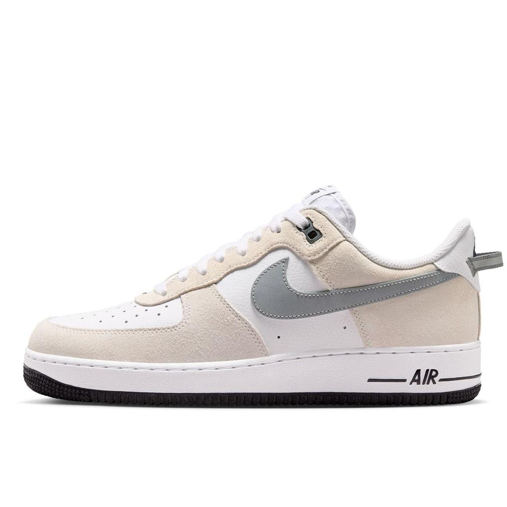 IR2007-100 Nike Air Force 1 Low 1 07 LV8 White Metallic Cool Gray (Men's)