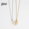 Ensemble Collier Pendentif Cœur d'Ange 1 Collier assortis pour Couple Magnétique