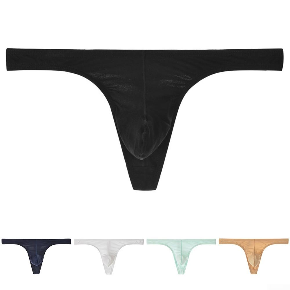 Soft Cotton Blend Men's G String Briefs Thong Panties Bikini Underwear