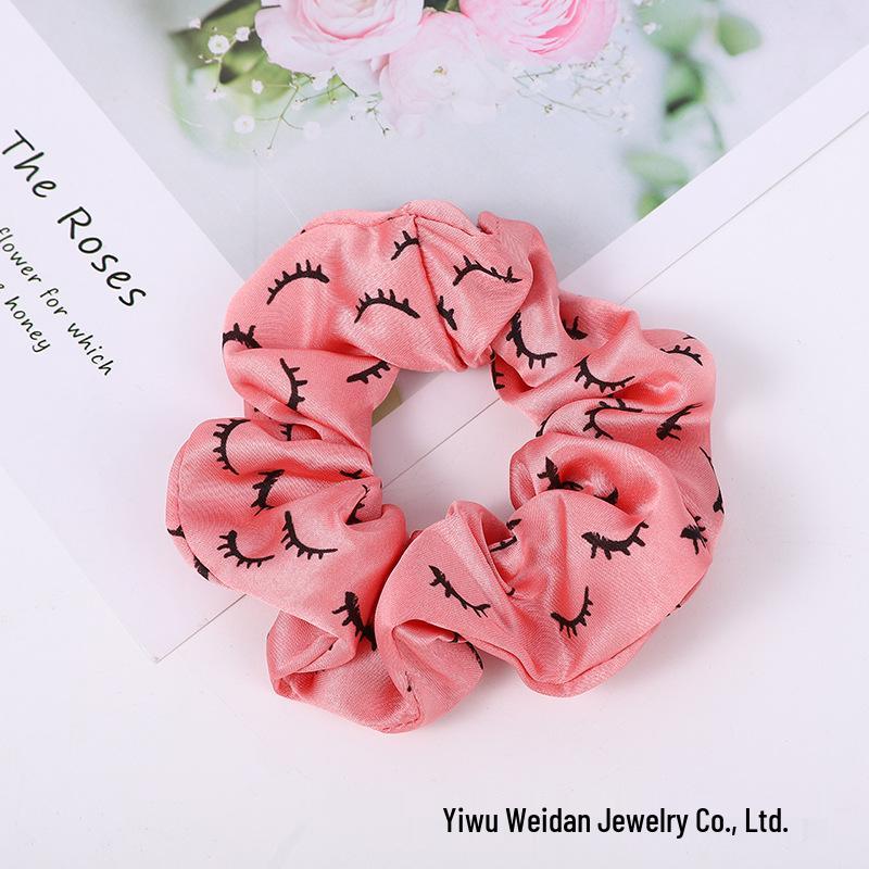 European & American Fashion Silk Hair Ties & Headbands for Women - Customizable Logo