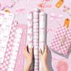 12pcs New DIY Wrapping Paper Pink Bow Hand Craft Gift Wrapping Paper 6 Patterns Packaging Paper Wedding