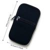 Neoprene Zipper Phone Bag Belt Wearing Phone Bag Pouch  Portable Power Source