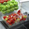 Kitchen Fridge Storage Solution Refrigerator Box, Large Opening Design Transparent Bin, Box Food-Grade Crisper for Cabinet Pantry Organization Rack