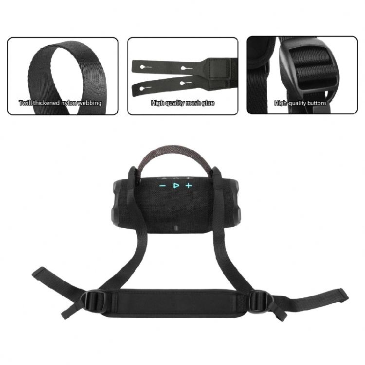 Detachable Carrying Straps For Charge6 Portable Sound Systems Reinforced Stress Point Quick Adjust Slider Mechanism