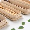 Natural Wooden Spoon With Box Handmade Wooden Fork Chopsticks Dinner Kit Kitchen Accessories