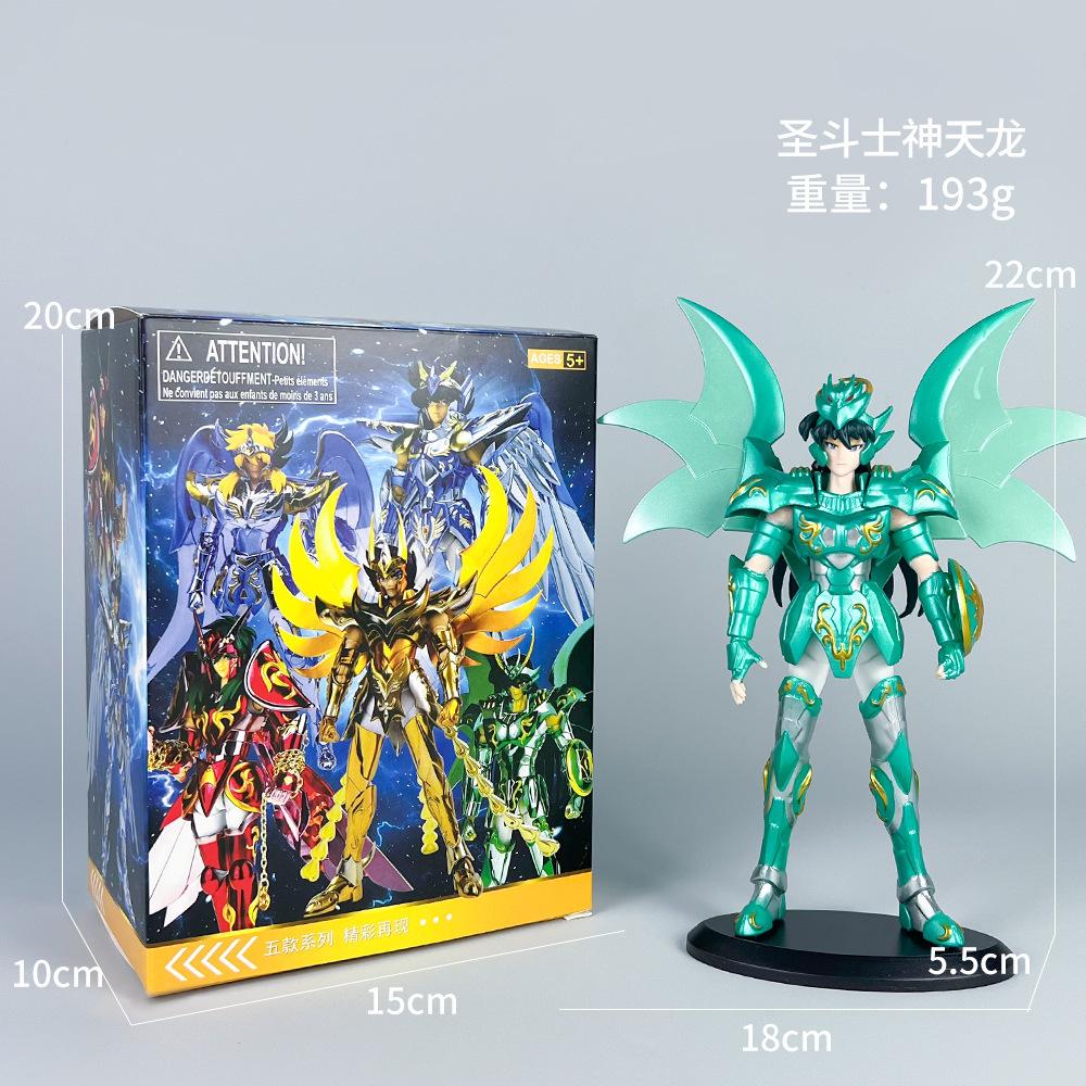 Saint Seiya 5Pcs Set Knights of the Zodiac Figure Pvc Collectible Anime Model Doll Toy