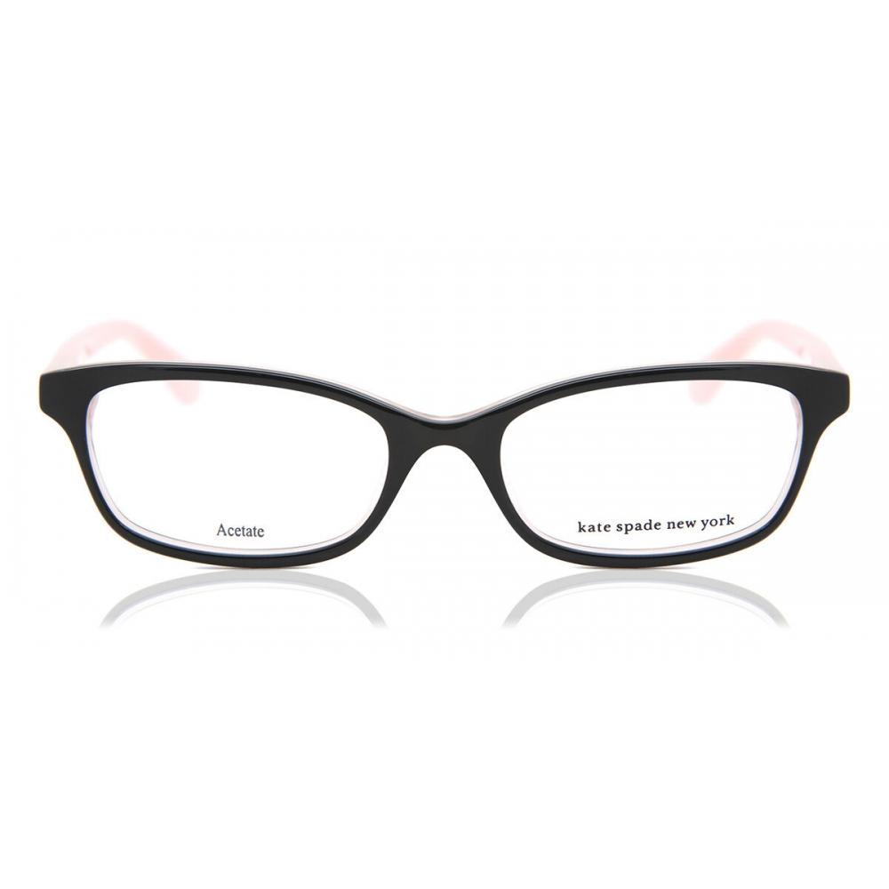 

Kate Spade Abbeville Kids 807 Kids Eyeglasses Black On Pink/46