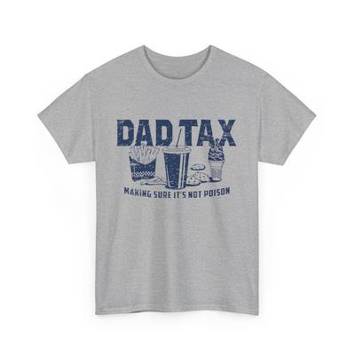 Retro Papa-Steuer Sicherstellen, dass es kein Gift ist Lustiges Vatertags-T-Shirt