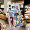 Niche Cute Colorful Cartoon Stars Apple 11 Makeup Mirror Mobile Phone Case iPhone11 Mirror Case