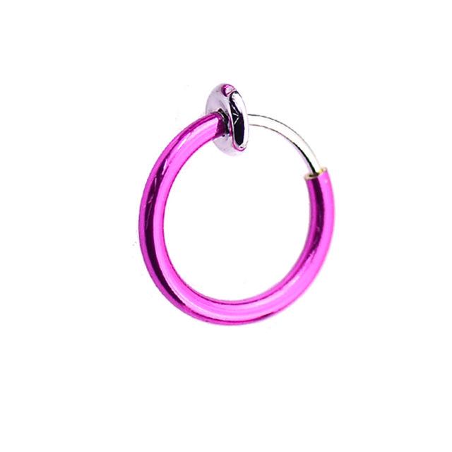 Fake Ohrringe, Nasenringe, Lippenringe & Ohrclips mit Feder zum Klemmen – Beliebter europäischer & amerikanischer grenzüberschreitender Schmuck