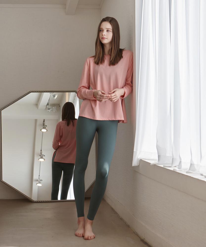 Debiweeo Cozy Long Sleeve T-Shirt Devi-T0053-Pink