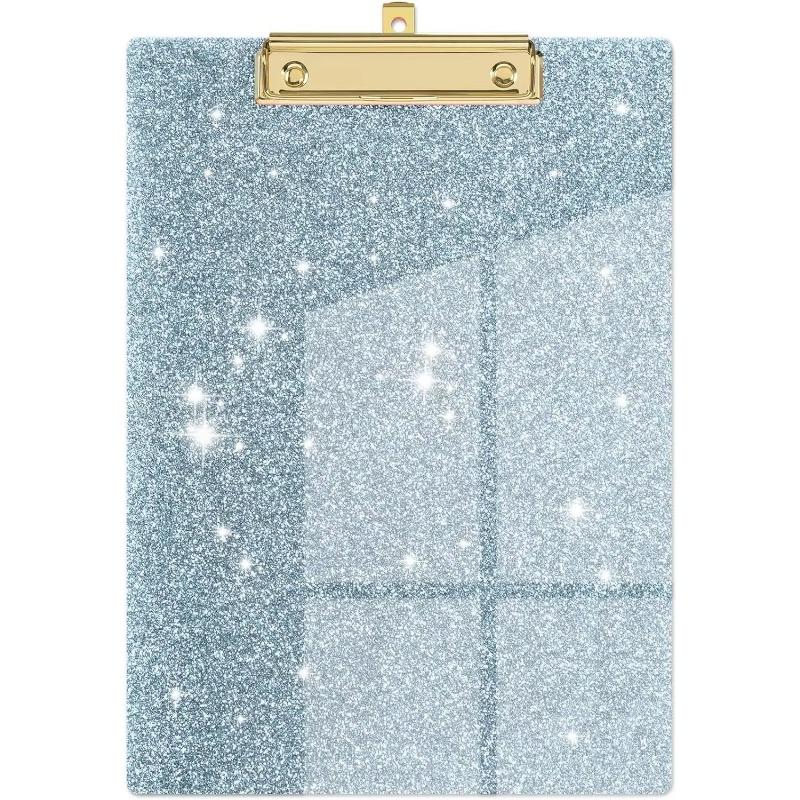 2pcs Glitter Acrylic Office File Clipboard Student Supplies Meeting Minutes Doctor Nurse Writing Pad Pad Perfect