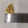 10Pcs Golden Silver Leaves With Sequins Embroidered Patches Applique Clothing Patch Decoration