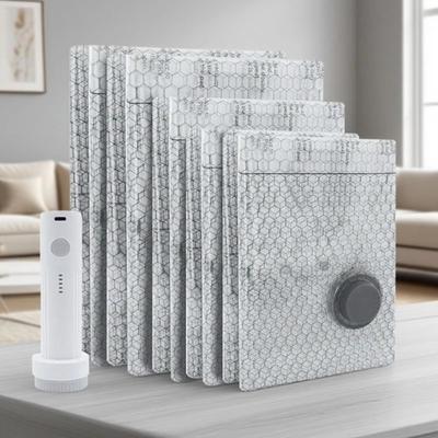 Nouveau Sac de Compression par Vide Portable Grande Capacité Sacs d'Emballage sous Vide Multifonctions Sac de Rangement de Voyage Étanche à l'Humidité
