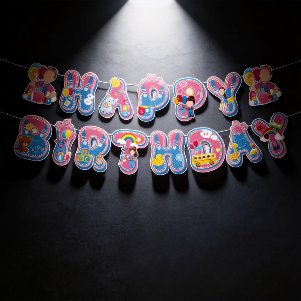 Ms Rachel Birthday Party Decorations Set With Balloons And Flags For Kids Celebration
