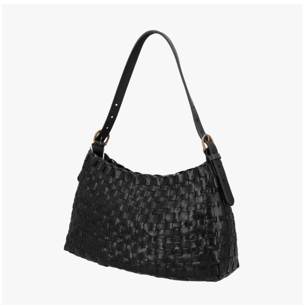 Dragon Diffusion Hobo Selvedge Shoulder Bag 8170 Black
