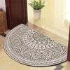Bohemian Semi-Circular Carpet Anti-fouling Welcome Mat Durable Door Mat  Bathroom Entrance