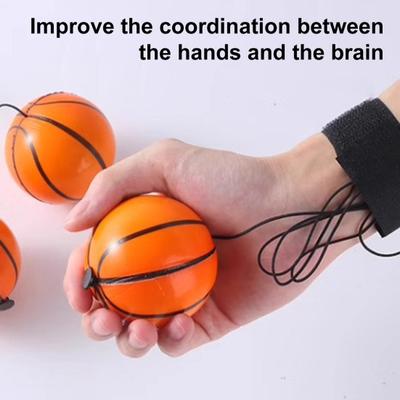 Wrist Rocket Ball with Elastic String Adjustable Strap Elastic Reaction Ball for Agility Training Kids Sports Toy for Boxing Basketball Tennis