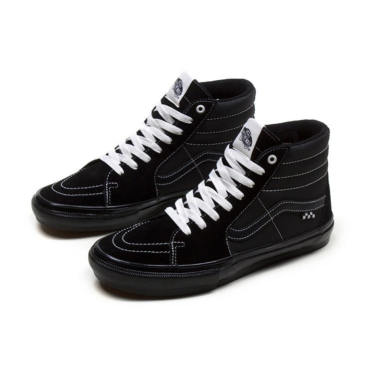 Vans Skate Classics SK8-HI Retro Skateboarding Shoes Unisex Black Men's VN0A5FCCBLK