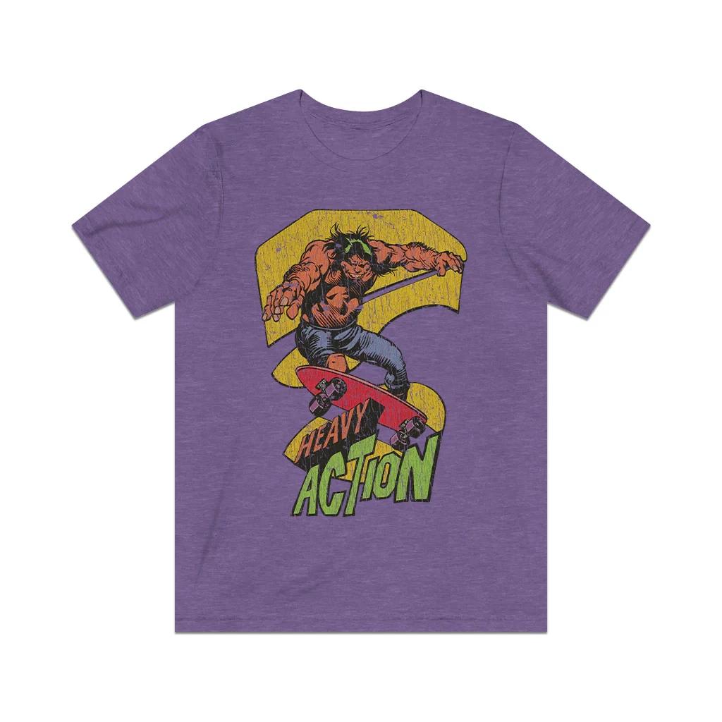 Heavy Action Skater 1976 Vintage Men’s T shirt 4XL