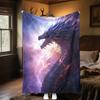 Dragon Throw Blanket All Seasons Soft Comfortable Couch Office Nap Blanket Travel Blanket Festive Gift