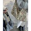 Neue Retro-Blumen-Canvas-Tasche Kleine Blumenstofftasche Umhängetasche Crossbody-Tragetasche Damentasche