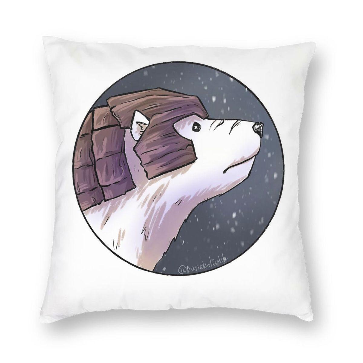 Iorek Byrnison His Dark Materials Square Pillowcase Polyester Linen Velvet Printed Zip Decor Pillow Case Home Cushion Cover 40x40cm