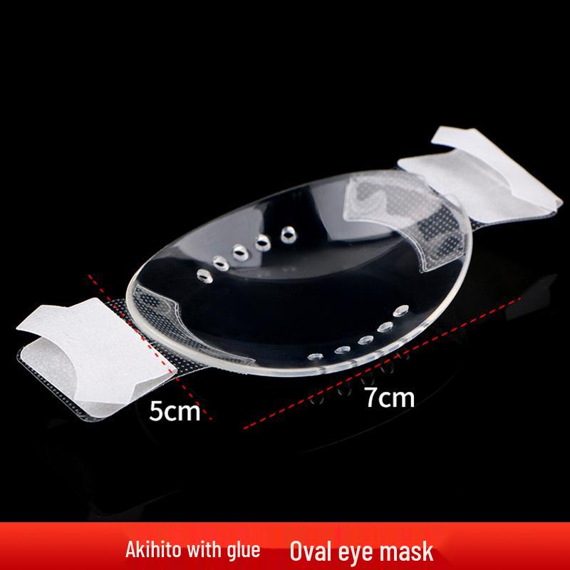 Porous Transparent Eye Mask for Post-Surgery Protection, Anti-Collision Oval Shield for Ophthalmic Use.