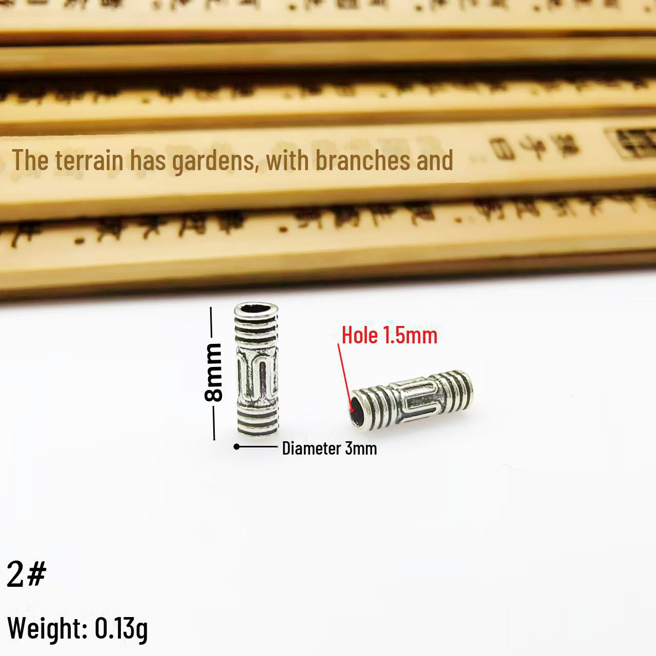 

Ретро тибетские серебряные бусины-бочонки с большим отверстием для самодельных украшений null