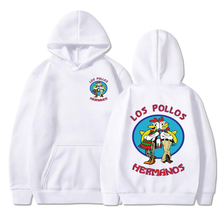 Breaking Bad Hoodie Los Pollos Hermanos Chicken Brothers Druck Trainingsanzug Herren Damen Mode Frühling Herbst Fleece Lockeres Sweatshirt