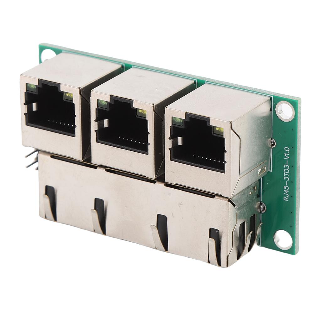 RJ45 Keystone Buchse Inline Kupplung 3 RJ45 Netzwerkanschluss Kupplungsmodul Ethernet-Adapter für Gigabit-Netzwerkgeräte