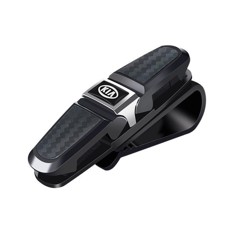 Multi-Functional Car Sunglasses Holder & Sun Visor Clip