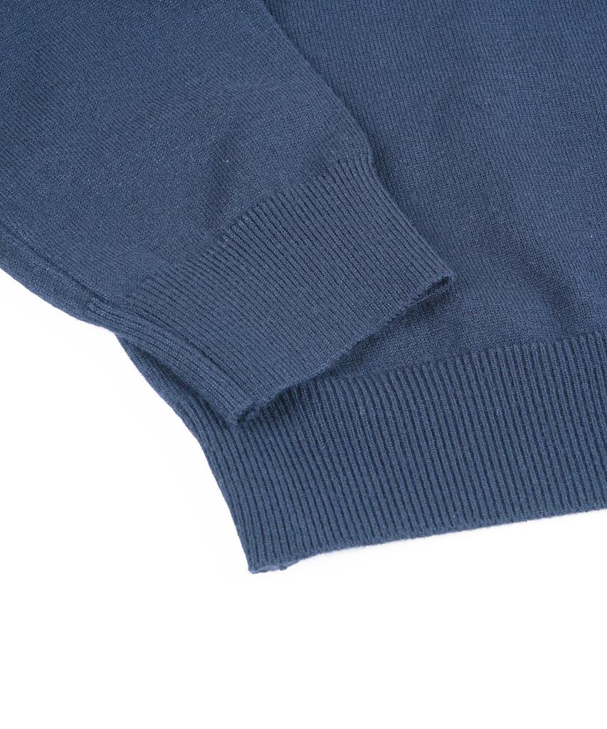 BIRBANTE Soft Washable Collared Knit - Retro Blue