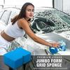 Universal Large Cross Cut Durable Soft Foam Grid Sponge Rinseless Non Scratch Car Wash Tools Car Cleaning Accessories