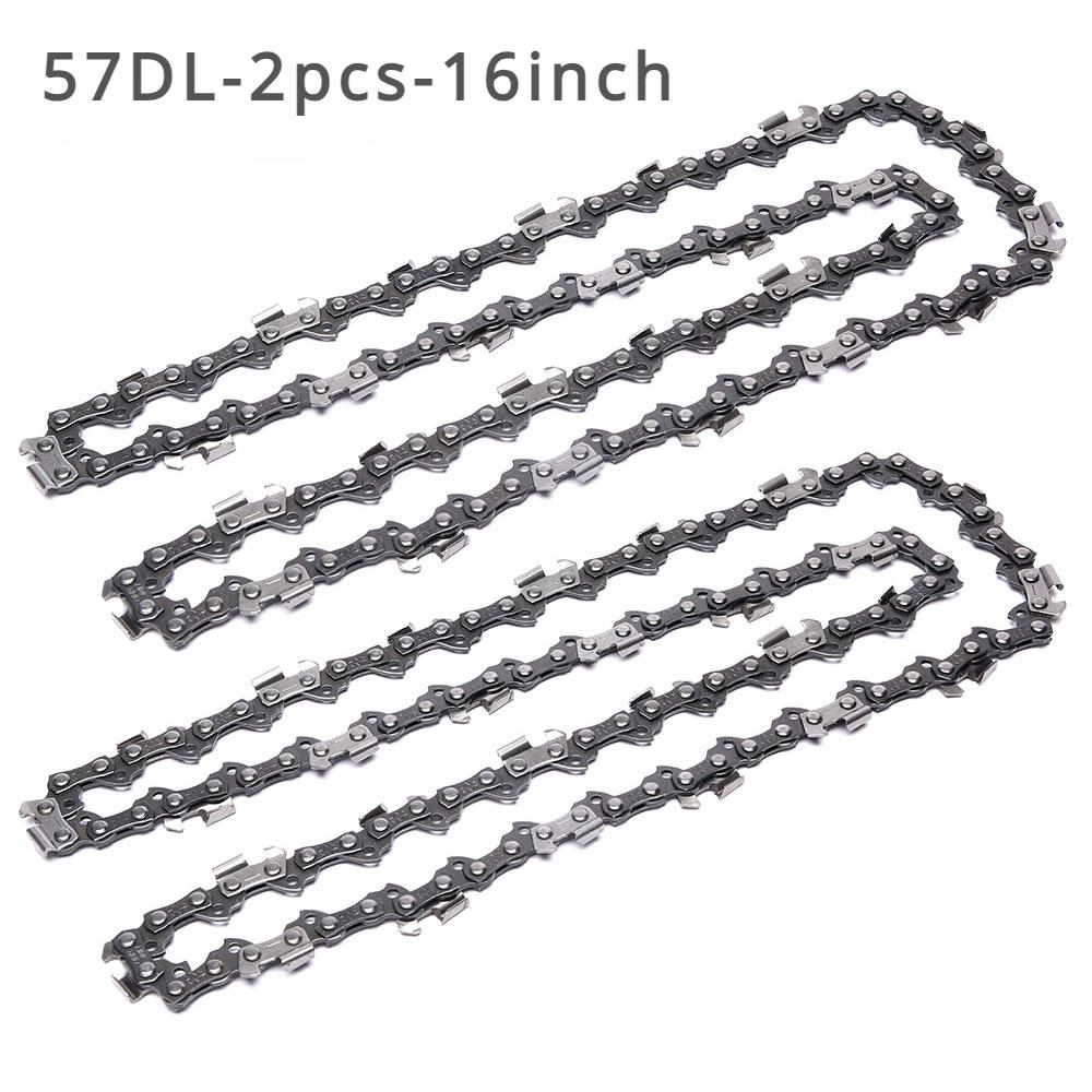 Chainsaw 14/16 Inch Metal Chainsaw Chain 52/55/57 Drive Electric Saw Drive Link Chains Accessory Replacement Chainsaw Saw Chain