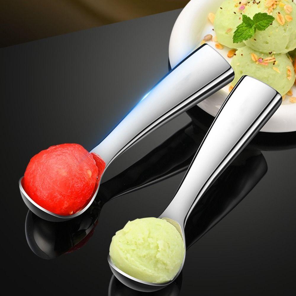 Upright Ice Cream Spoon Self-melting Gelato Ball Spoon Durable Watermelon Scoop Household