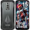 DOOGEE Blade 10 Pro Energy Smartphone Robuste 32GB+256GB 6.56'' Téléphone Incassable Android 15 6150mAh 50MP Dural SIM/NFC Noir