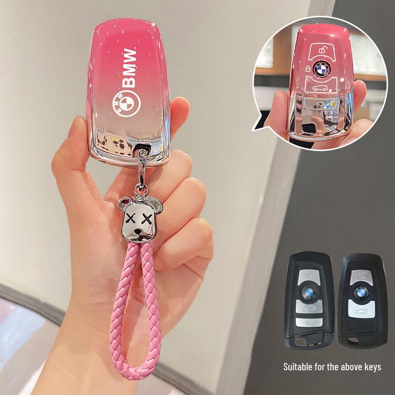 Luxus Schlüsselabdeckung für BMW: Kompatibel mit X3, 3, 4, 5, 6 und 7 Serie - Unisex Premium Schutz