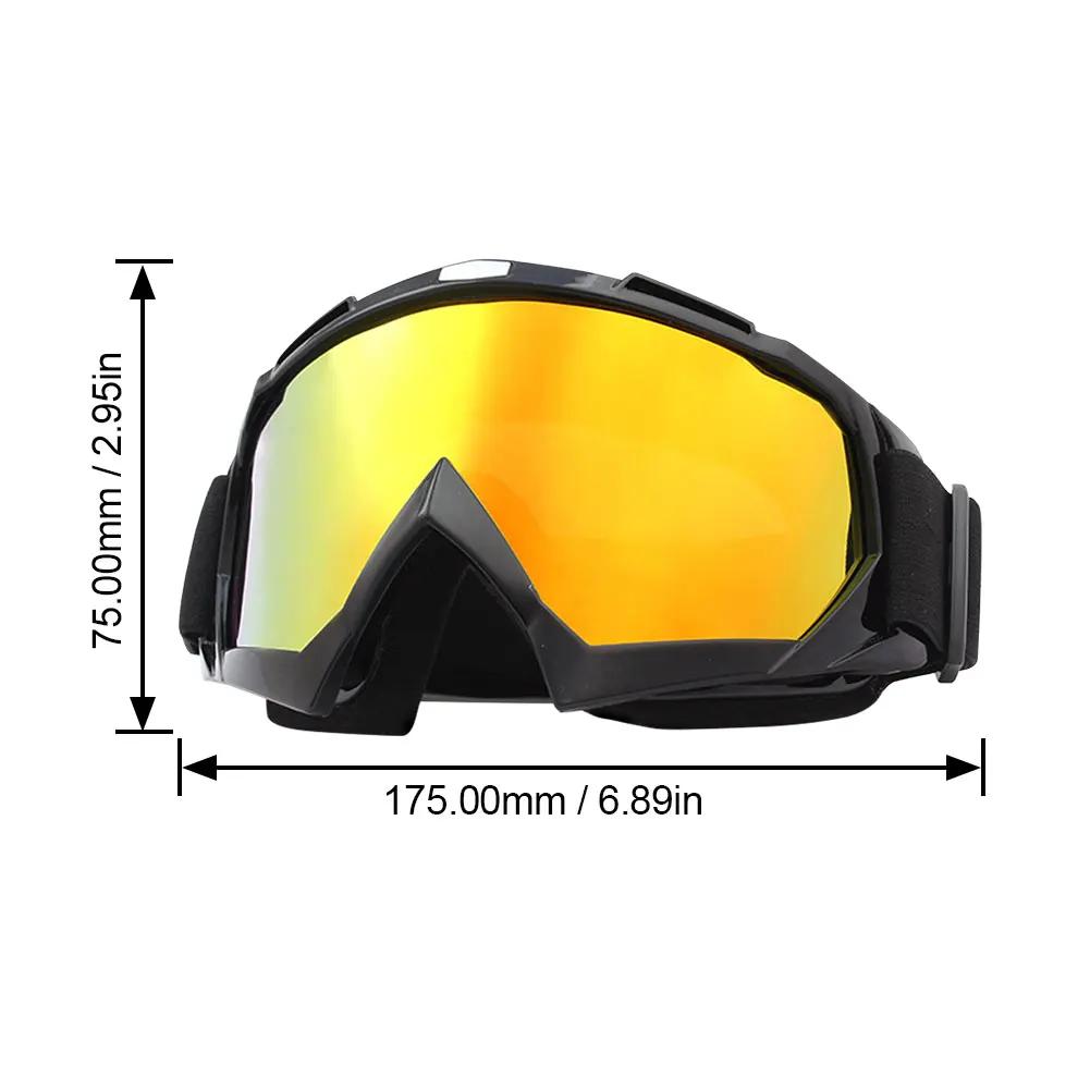 Skiing Goggles Windproof Cycling Motorcycle Goggles Winter Anti-Fog Protective Glasses Snowboard Ski Mask Tactical Sunglasses