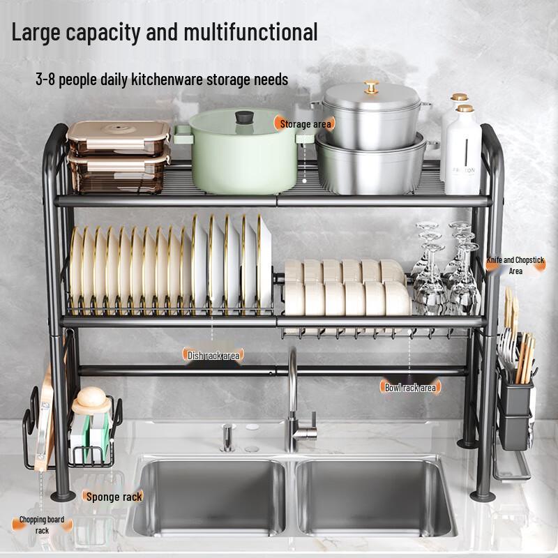 Kitchen Multifunctional Dish Drying Rack