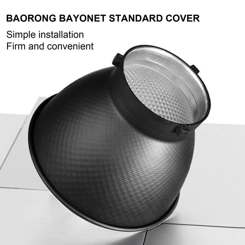 7 Zoll Standard Reflektor Diffusor Lampenschirm Schale mit Wabenraster für Bowens Mount Studio Blitzlicht Speedlite