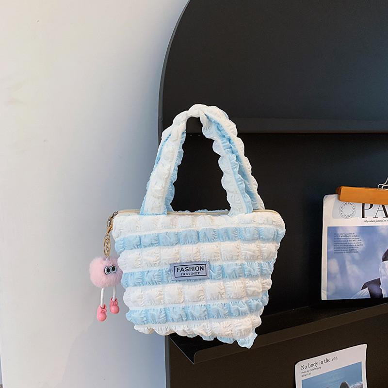 Chic Canvas Handbag For Women Trendy Summer Small Square Bag In Multiple Colors