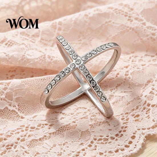 Women Scarf Accessory Rhinestone X-Shape Ring, Metal Geometric Clip, Sparkling Modern Clip Slide Ring for Silk Scarves Neckerchiefs Shawls Shirts
