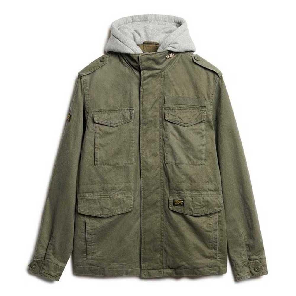 Superdry Rookie Field Windcheater full zip green