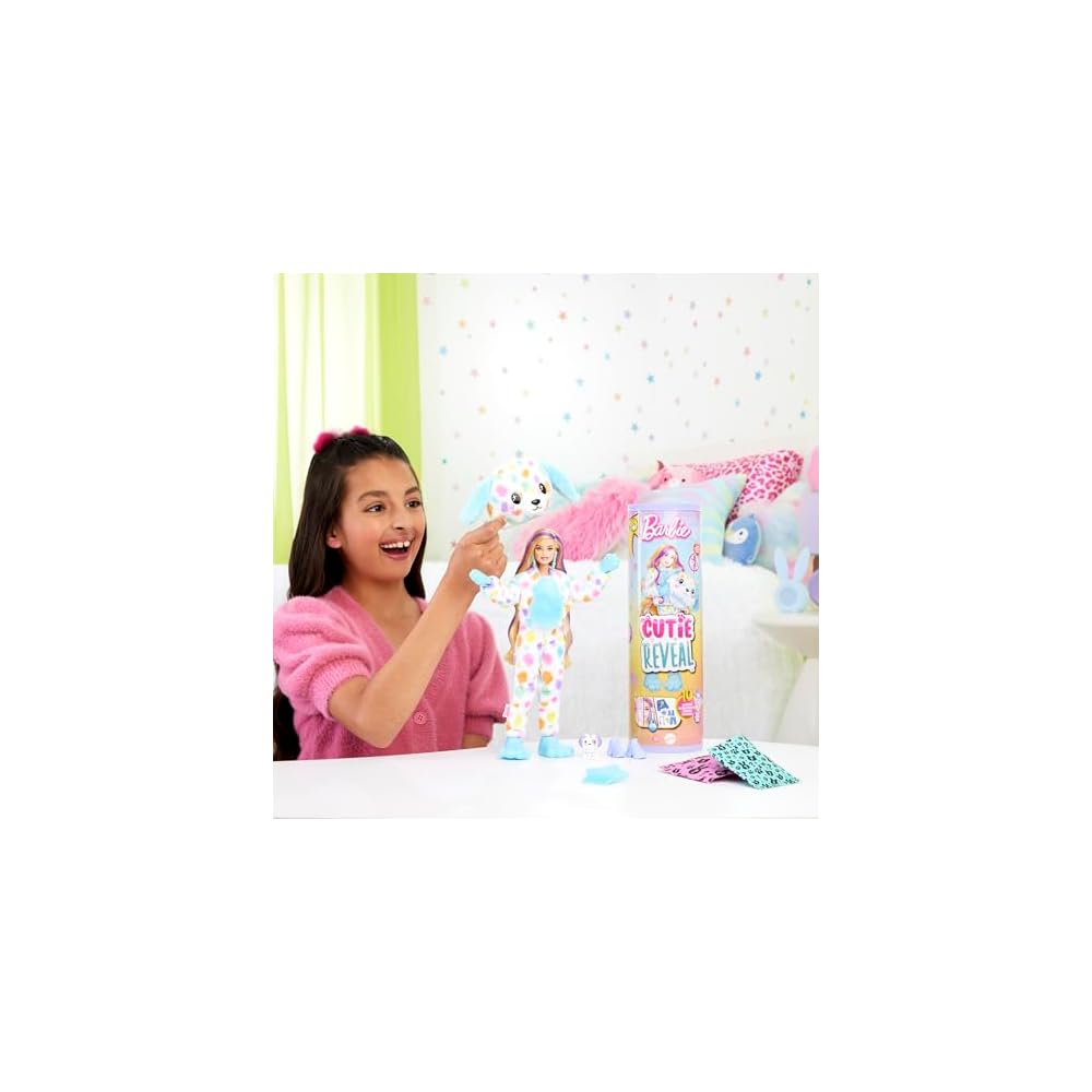 Barbie Cute Up Dalmatian Costume Doll Light Blue 3 Years and Up Dress-Up Toy